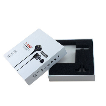 Quality lid and base headsets packaging gift box  China supplier headphone paper box for sale