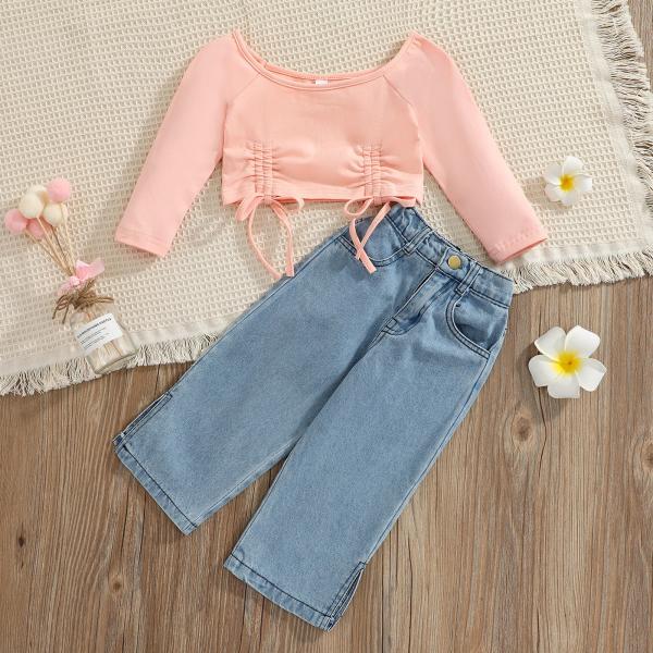 Quality Polyester Newborn Take Home Children'S Outfit Sets Spring Autumn 110cm OEM for sale