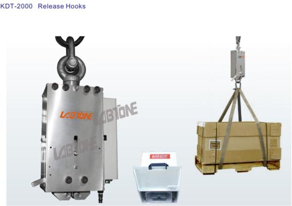 Buy cheap CE Certified Drop Test Release Hooks For Heavy Package Testing up to 1500kg from wholesalers