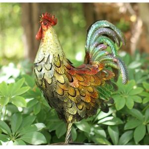 Buy cheap Europe Style Iron Chicken Model Garden Decoration from wholesalers