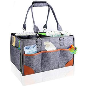 Buy cheap High Durability Felt Diaper Caddy Organizer With Detachable Handles from wholesalers