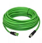 Buy cheap Male 12 8 Pin D X Code 4 Pin To Male RJ45 M12 Waterproof Connector Ethernet Cable from wholesalers
