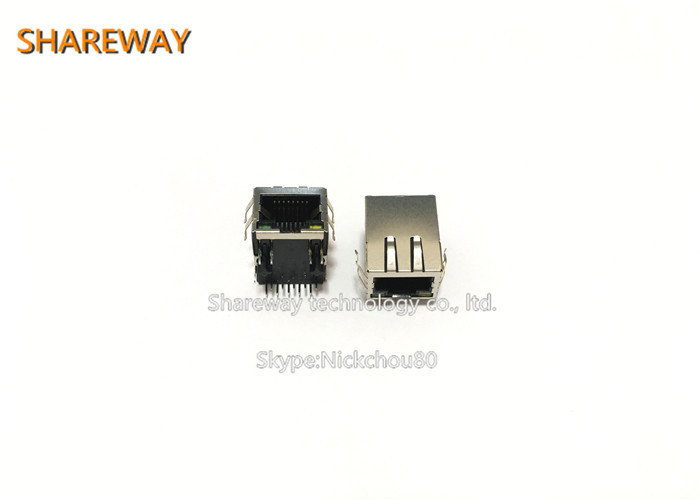 2250013-3 RJ45 Connector With Integrated Transformer For HUB,PC card, Switch,