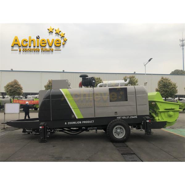 Quality Used Concrete Trailer Pump ZOOMLION HBT105.21.286RSU for sale