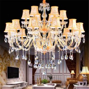 Buy cheap Modern Gold led crystal chandelier Lighting Fixtures (WH-CY-52) from wholesalers