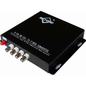 Buy cheap 4-ch HD-CVI to fiber converter/Extender,can with 1-ch Reverse RS485 Data product