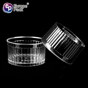 Chinese supplier disposable pudding cup with inner plastic mini dessert