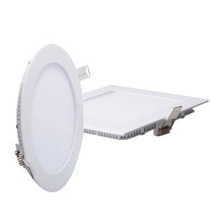 Round Led Panel Light For Shop With 120LM/W 80-83Ra or 95-98Ra 12V DC 24V DC
