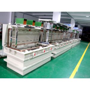 Copper Nickel Chromium Electroplating Plant Equipment Stable Operation