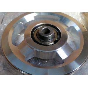 Buy cheap Oxidation Treatment Alloy Fitness Pulley / CNC Polished Gym Pulley Wheels from wholesalers