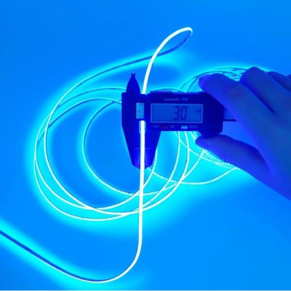 Quality Long-lasting COB Led Strip Light with Dimmer 3mm Ultra Slim 400Leds/m White COB Tape 50000 Hours Ideal for sale