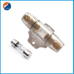 Buy cheap AGU-04 Single In-Line 4 8 AWG Wire Car Amplifier AGU 10x38mm Glass Tube Fuse Holder from wholesalers