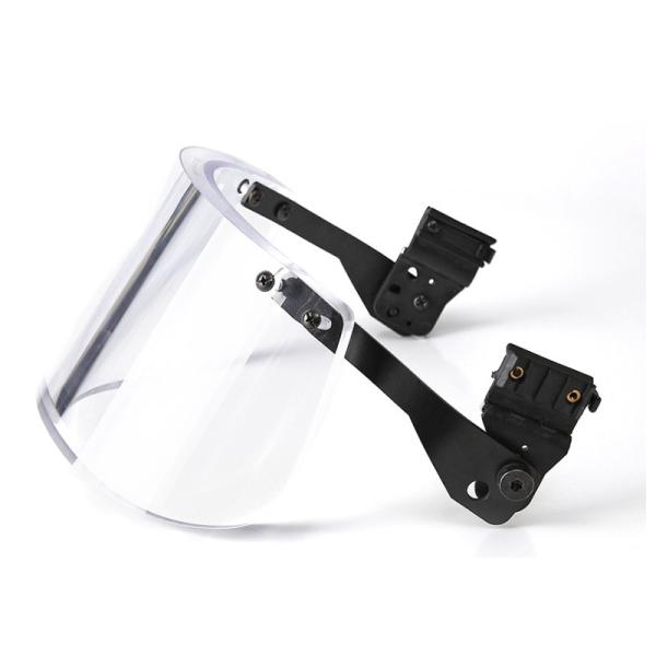 Buy cheap High Strength Bulletproof Glass High Transmittance Face Shield NIJ IIIA from wholesalers