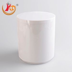High Purity 95 Zro2 Zirconia Cylindrical Jar / Zirconium Oxide Ball Mill Pot Jar