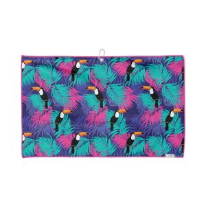 Buy cheap Quick-Dry Digital Print Golfers Towel with Mesh Bag Customized Requirements from wholesalers