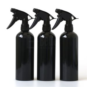 Buy cheap Logo Printing matte black 500ml  aluminum spray cosmetic bottles from wholesalers