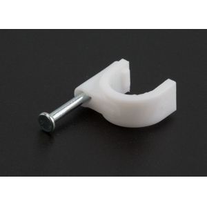 Buy cheap Grey Plastic Flat Cable Wire Clips / Electrical Wire Clips For Wall PE / PP Material from wholesalers