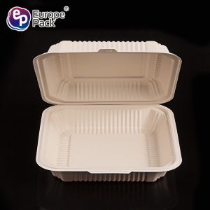 Buy cheap Wholesale biodegradable tableware 1500ml disposable food takeaway box from wholesalers