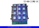 Buy cheap Phone Booth Usb Industrial Numeric Keypad Metal With 12 Blue Backlight Keys from wholesalers