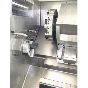 Buy cheap Multi-Tasking CNC Machine CNC Turn Mill Machine with 220V Voltage and 500mm Max Turning Length from wholesalers