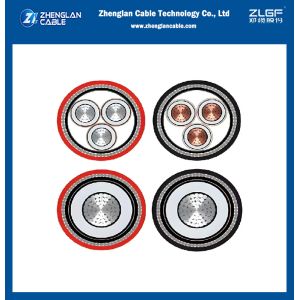 Three / Single Core XLPE Insulated Screened PVC Sheathed Aluminum Conductor AS