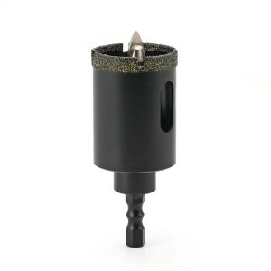 Buy cheap Double R Grooves Hex Shank Vacuum Brazed Diamond Hole Saw For Tile With Center Pilot Bit from wholesalers