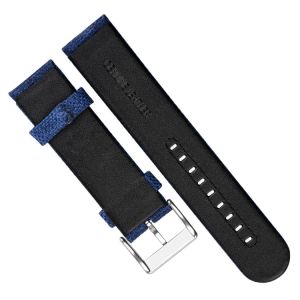 Premium Hybrid Canvas Strap Watch Band PVD plating Buckle