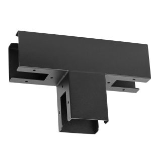 Buy cheap Black Modular Pergola/Gazebo Kits Steel Q235B 3-way Corner Bracket with Anchors Base from wholesalers