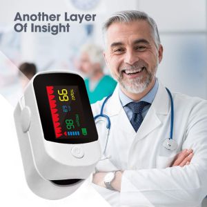 Lightweight Multifunction LCD Digital Fingertip Pulse Oximeter