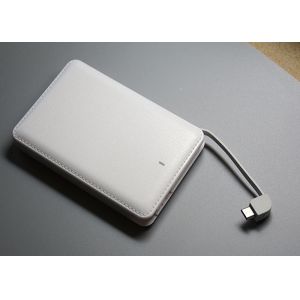Buy cheap Mini 5000 Mah Portable Battery Pack Ultra Slim Power Bank Custom External Battery from wholesalers