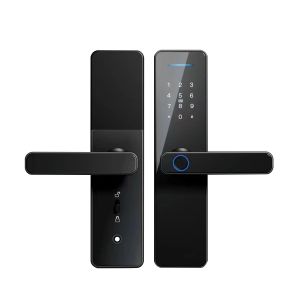 Buy cheap Bluetooth Intelligent Door Lock Black Tuya Wifi Smart Lock Advanced Unlocking from wholesalers