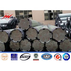 Buy cheap 80ft 90ft Steel Electric Pole For Transmission Line Project from wholesalers
