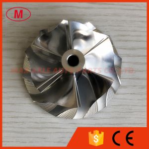 Buy cheap TD05H 20G reverse 6+6 blades 52.56/68.01mm 49179-43400 Turbo milling/aluminum 2618/billet compressor wheel from wholesalers