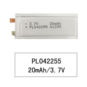 Buy cheap 042255 Ultra Thin Lithium Polymer Battery 3.7v 20mAh 0.47mm from wholesalers