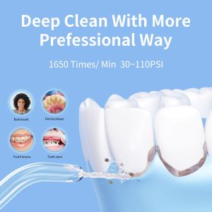 Buy cheap OEM Teeth Cleaner Water Jet 2000mAh Battery Collapsible Water Flosser Factory from wholesalers