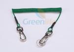 Buy cheap Retention Dark Blue Coil Tool Lanyard PU Coated Split Key Ring For Hand Tools from wholesalers