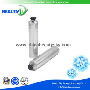 Buy cheap Silver color of Collapsible aluminum Tube for Hand cream with octagon caps or hexagonal caps from wholesalers