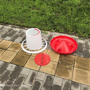 Buy cheap 10L Capacity Geese Chicken Feeder Plastic For Poultry from wholesalers