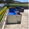 Buy cheap 40FT Prefab Customized Size And Color Container Swimming Pool By Steel Material With Electrical And Plumping System from wholesalers