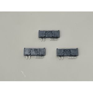 SATA 22-Pin Female SMT PCB Connector, Power and Signal Terminals, 1.27mm Pitch