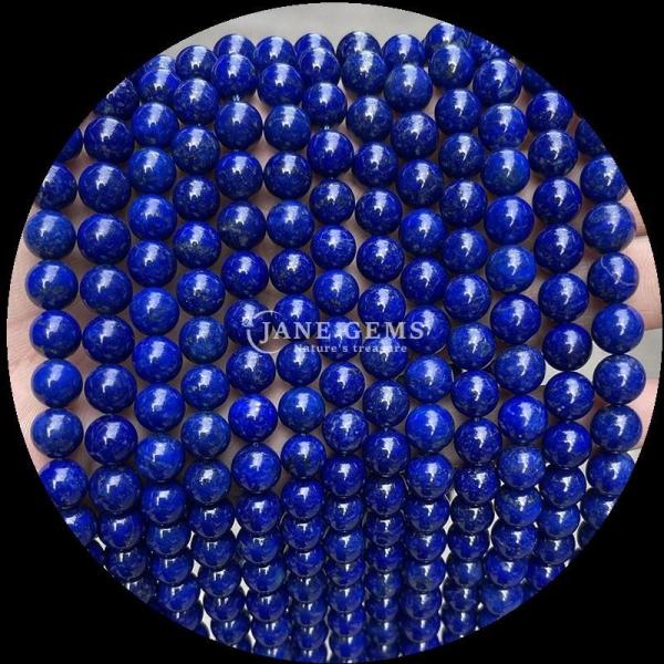 Polished Round Gemstone DIY Beads Lapis Lazuli Malachite Tourmaline Loose
