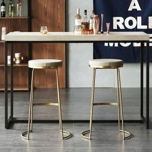 Buy cheap Wheelless Upholstered Bar Stools Counter Stools No Fold product