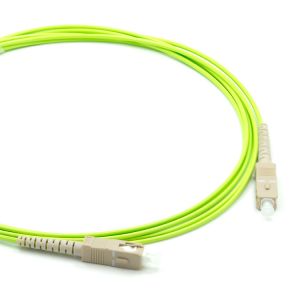 fiber patch cord multimode Simplex 3.0mm LSZH SC PC - SC PC OM5 2m