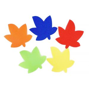 China Irregular Polka Adhesive Hook And Loop Handcrafted Hook and Loop Stickers For Kindergartens on sale