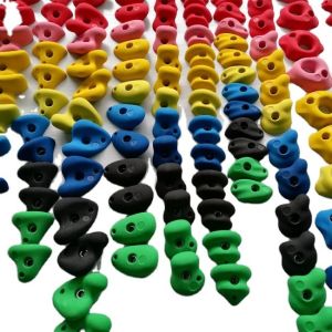 Buy cheap Climbing Holds in RED/YELLOW/GREEN/GREY/ORANGE/BLUE for Strength and Grace PE Material from wholesalers