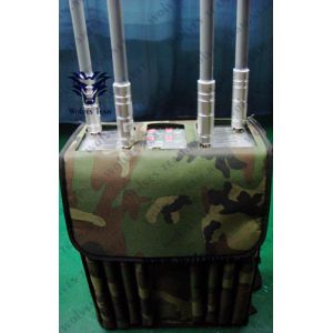 Buy cheap Waterproof Durable Military High Power GPS WIFI5.8G Drone Signal Backpack Jammer from wholesalers
