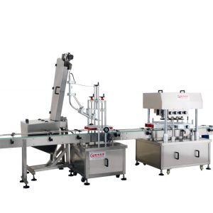 Buy cheap Pneumatic Tire Sealant Bottle Capping Machine with 8 Pairs Wheel Rotation and Sorter from wholesalers