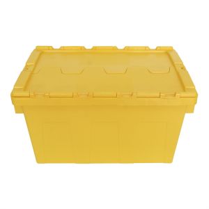 Buy cheap Accetable Tourtop Attached Lid Plastic Container Crate with ISO9001 Certificate from wholesalers