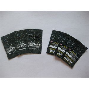 China Flower Magic Herbal Incense Packaging , Recyclable Foil Zipper Pouches on sale