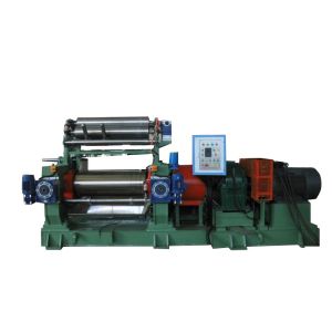 55KW Rubber Mill Machine for Mixing Rubber on 2100mm Length Open Mill